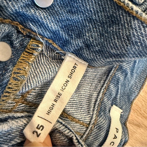 PacSun • High Rise Icon Denim Shorts - Picture 8 of 9